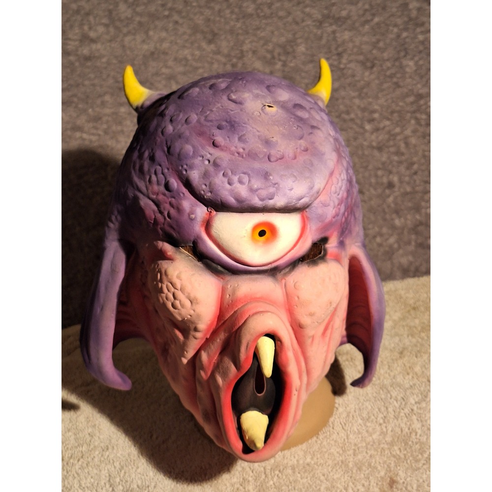 Vintage 2003 Paper Magic Group Bug Eyed Zombie Latex Halloween Mask 6565730
